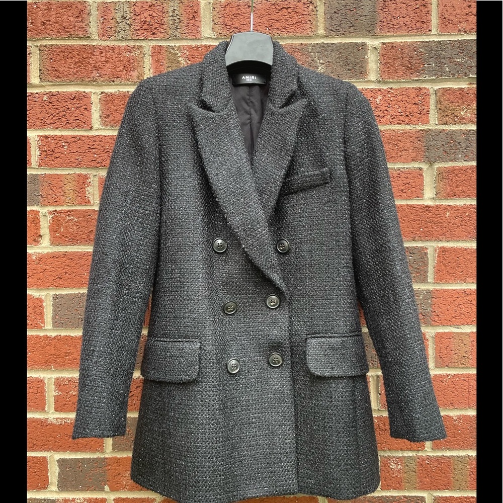 Tweed Double Breasted Blazer from Amiri